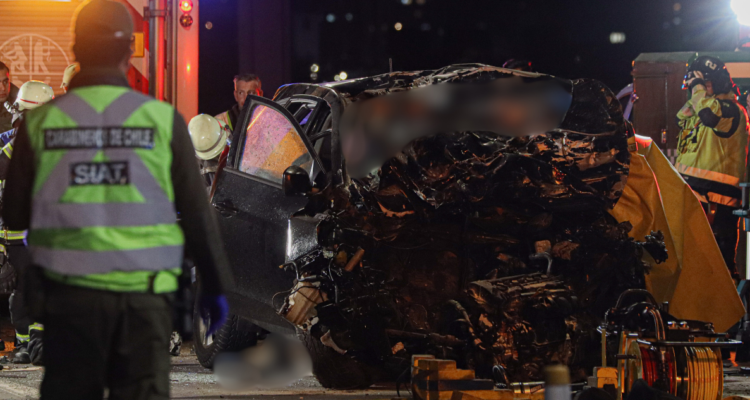 “Se barajan algunas hipótesis”: SIAT investiga violenta colisión en Puente Llacolén que dejó 4 muertos