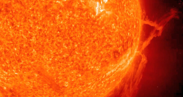 Foto del Sol para ilustrar nota sobre su periodo de máxima actividad