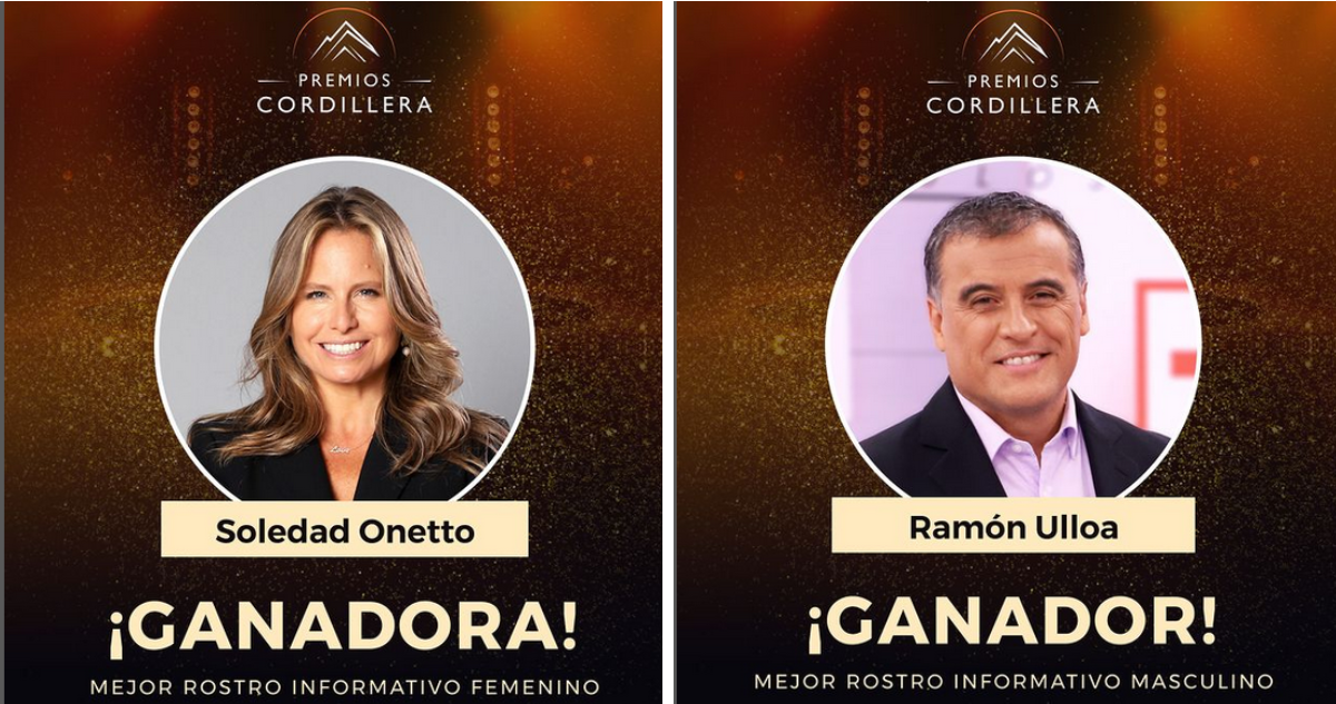 Soledad Onetto y Ramón Ulloa y su galardón en Premios Cordillera