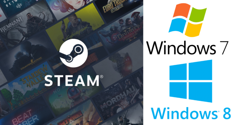 Los únicos sistemas operativos que puedes usar para jugar en Steam tras el abandono de Windows 7 y 8