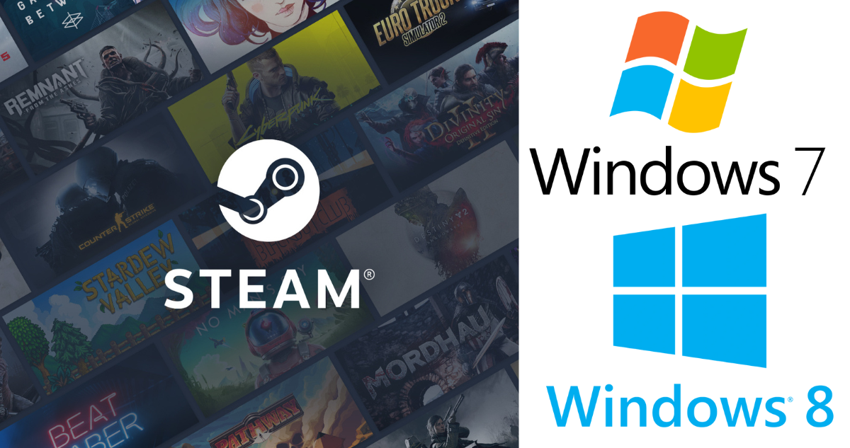 Los únicos sistemas operativos que puedes usar para jugar en Steam tras el abandono de Windows 7 y 8