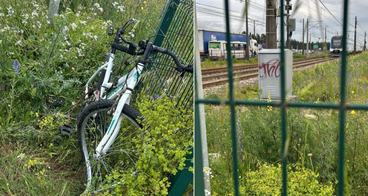 Ciclista atropellado en San Pedro de la Paz
