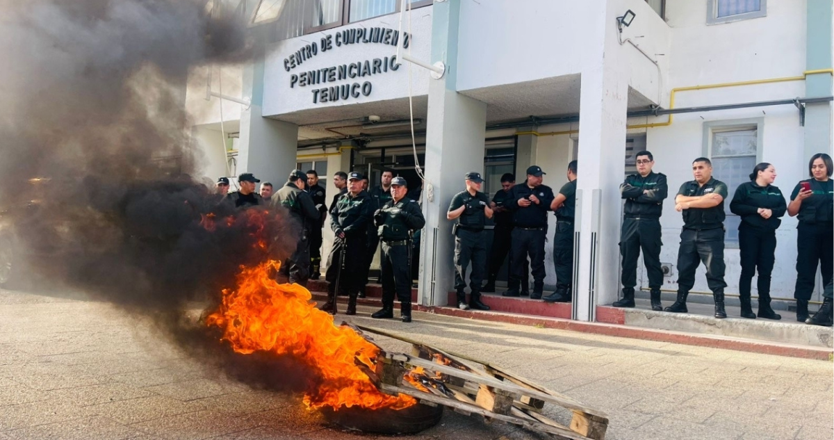 Paro gendarmería La Araucanía