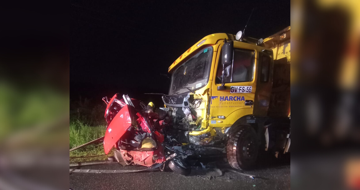 Violento accidente de tránsito en comuna de Los Lagos