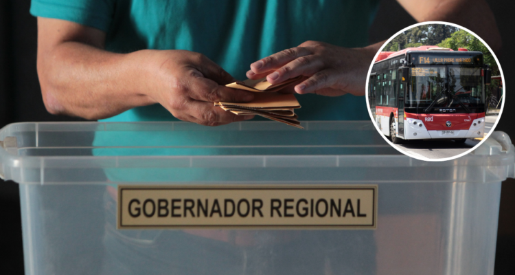 Cómo funcionará el transporte público en la segunda vuelta de gobernadores: MTT detalla el plan