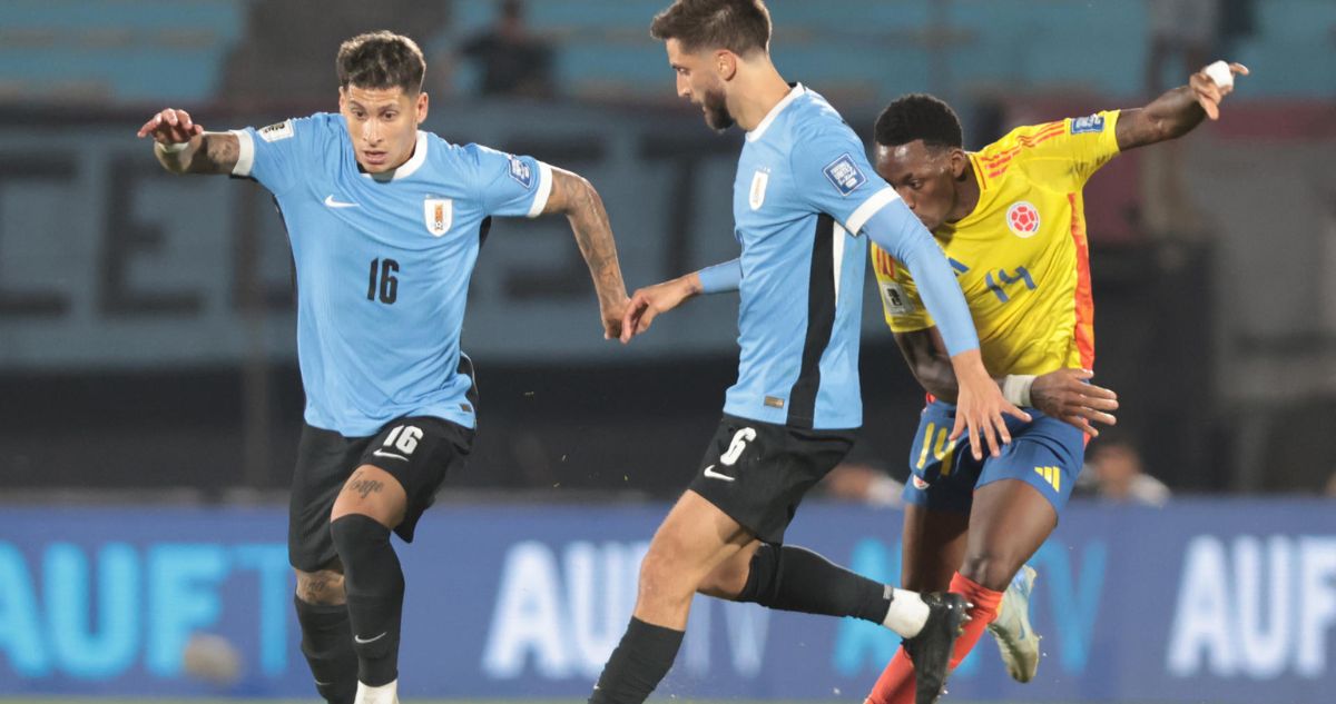 Uruguay y Colombia se enfrentaron por Eliminatorias