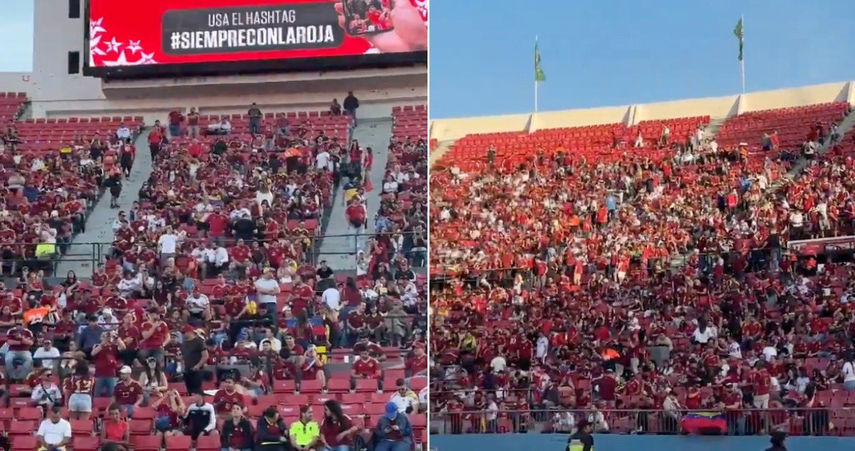 Masiva llegada de hinchas de Venezuela impacta en el Nacional en duelo ante La Roja.