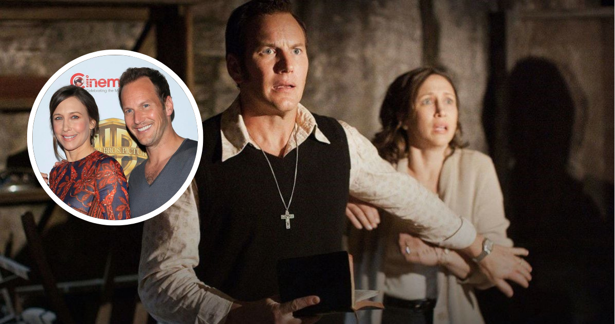 Patrick Wilson y Vera Farmiga en El Conjuro como los Warren