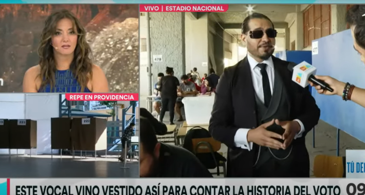 Vocal de mesa sorprendió con intervención en vivo y dio reseña del voto en Chile