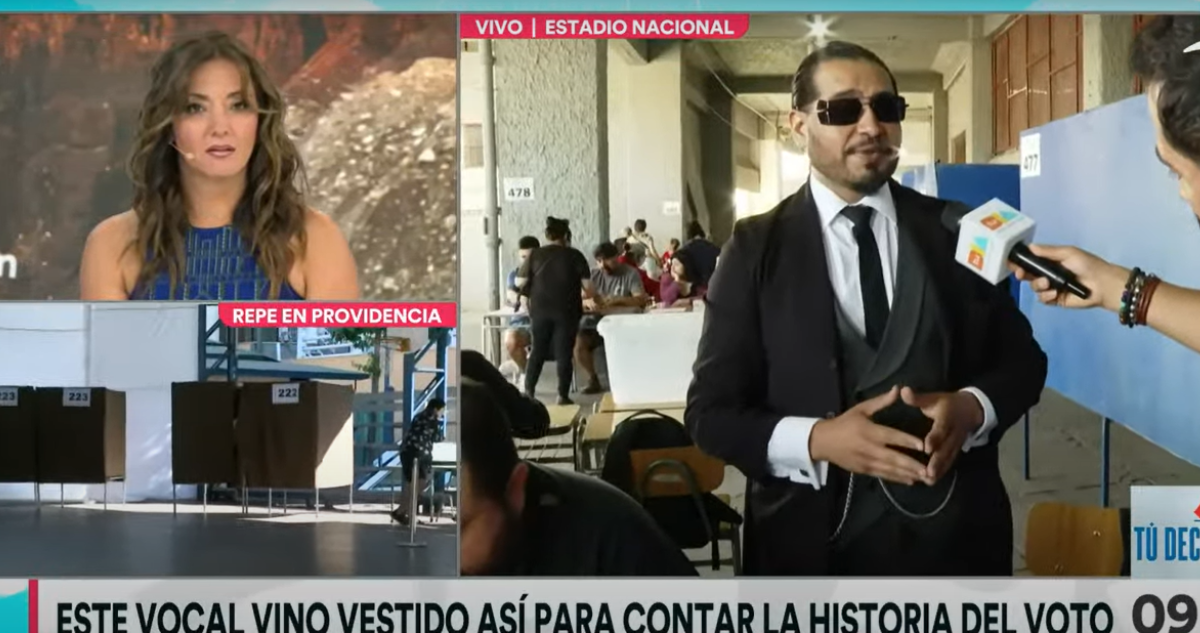 Vocal de mesa sorprendió con intervención en vivo y dio reseña del voto en Chile