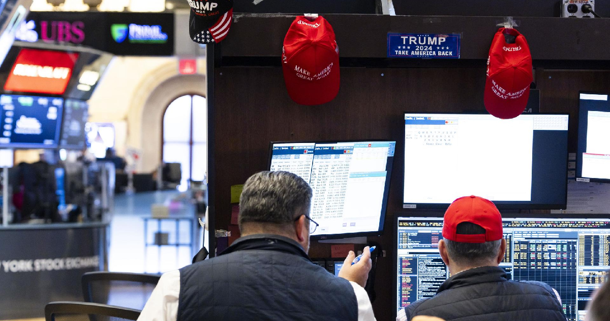 Frenesí electoral: Wall Street cierra con doble récord y el Dow Jones tuvo su mejor sesión en dos años