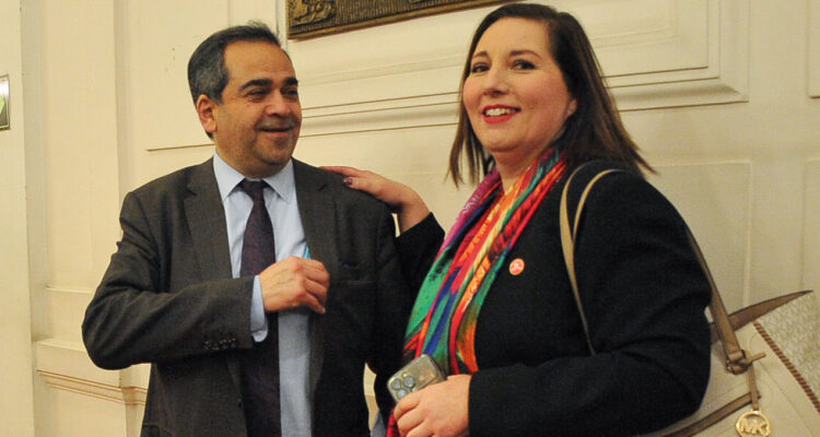 Quintana y Vodanovic, senadores.