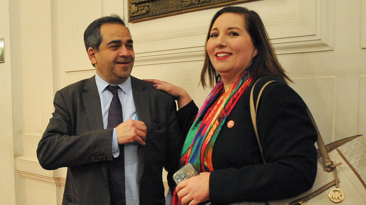 Quintana y Vodanovic, senadores.