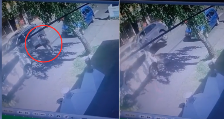 Hombre que manejaba auto robado atropelló a peatón y chocó a 7 vehículos en Temuco: portaba miguelitos