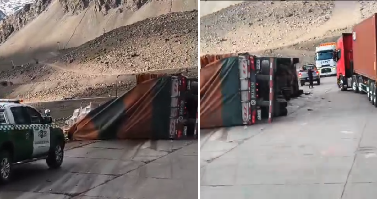 Valparaíso: tres muertos deja choque entre camión de carga y vehículo menor en Cuesta Caracoles