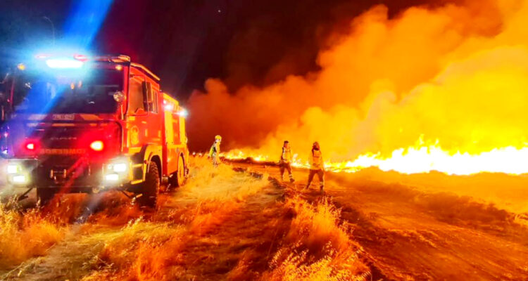 Alcalde de Litueche reporta un herido grave, 7 casas quemadas y 700 hectáreas consumidas por incendio