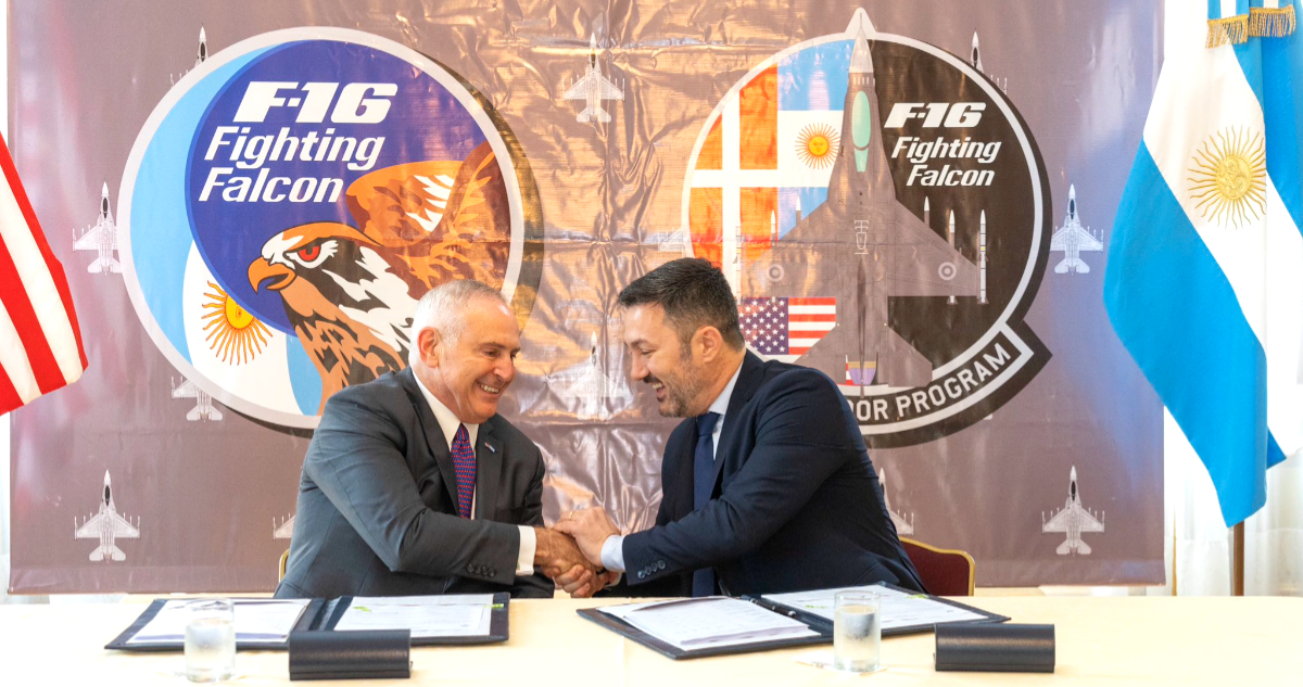 Argentina y EE.UU. firman “Carta de Oferta y Aceptación” para el programa de aviones F-16