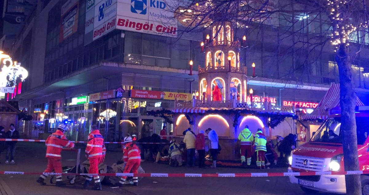 Aumentan a 4 los muertos por atropello en mercado navideño en Alemania