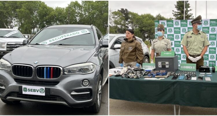 Banda robaba autos, los blanqueaba y luego vendía en Bío Bío