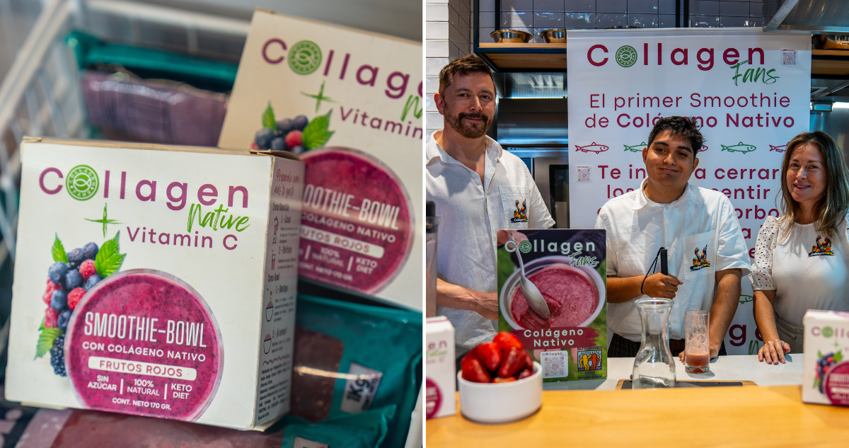 Premian a emprendimiento chileno por crear un batido natural rico en colágeno de salmón y frutos rojos