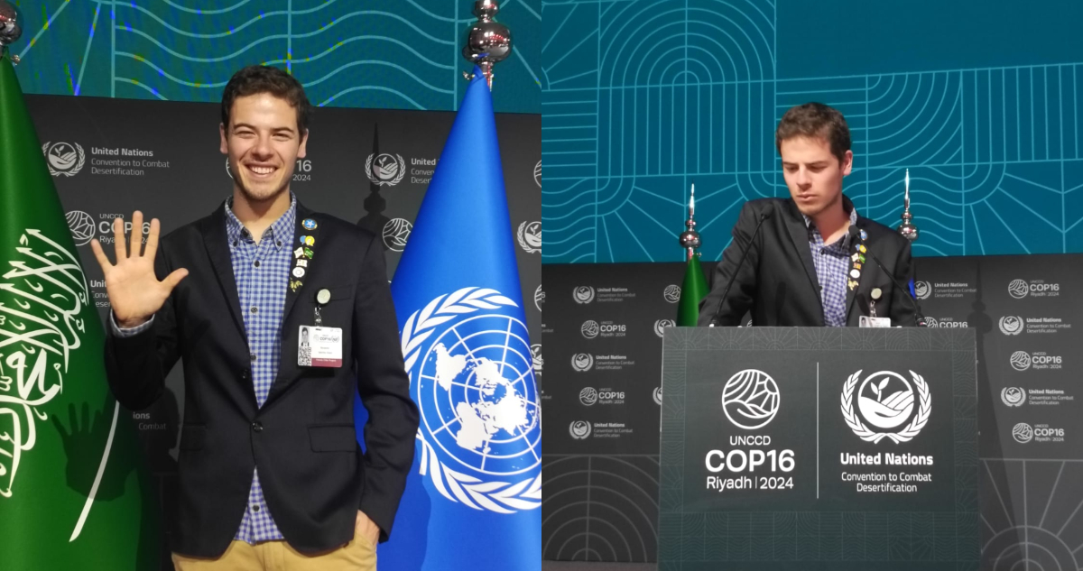 Fotos de Benjamín Sánchez, que está representando a Chile en la COP16