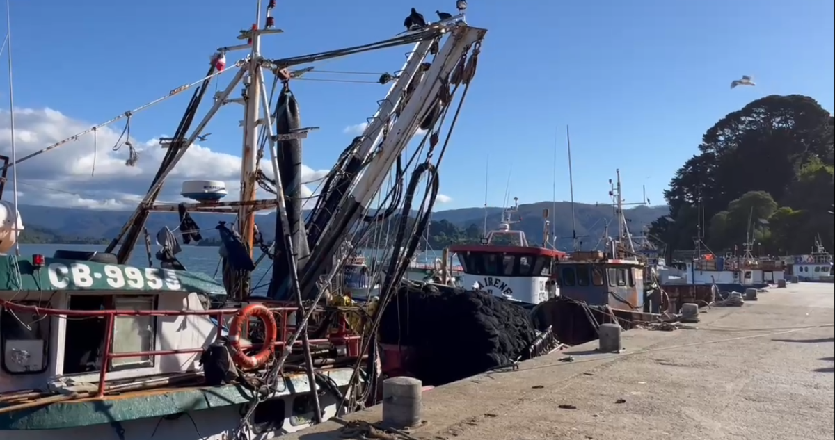 Imagen de puerto por hallazgo de elementos que pertenecerían a lancha perdida