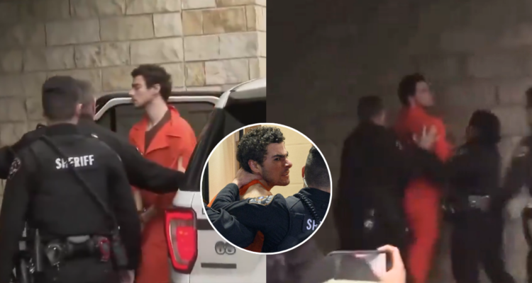 Captan el tenso momento en que ingresan a Luigi Mangione a tribunal