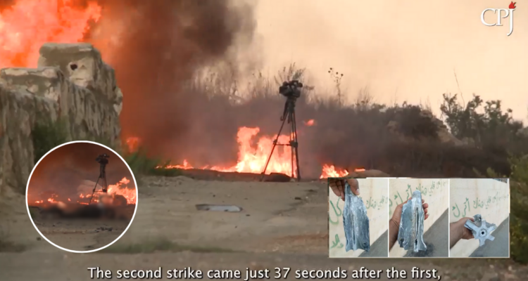 VIDEO | Periodista muestra cómo tanque israelí los atacó, mató a uno de ellos y dejó sin pierna a otra