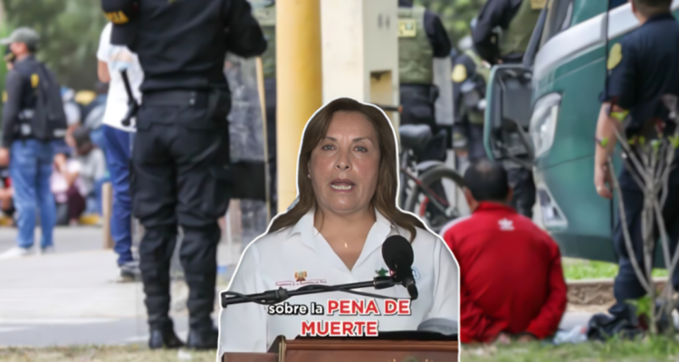 Presidenta de Perú Dina Boluarte: Es momento de debatir la pena de muerte para violadores de menores