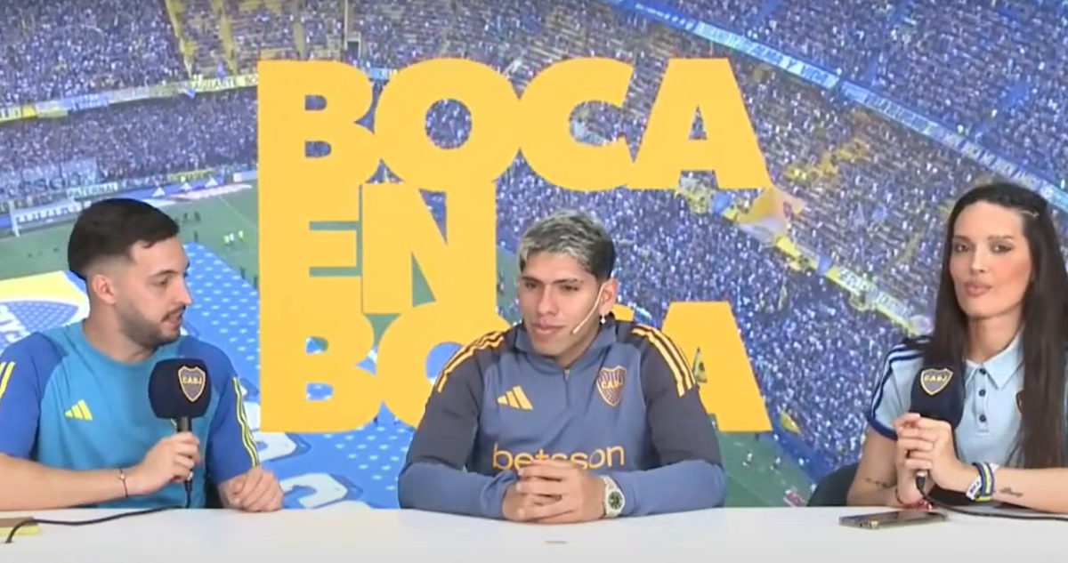 Carlos Palacios y sus primeras palabras como jugador Xeneize: “Desde pequeño soy hincha de Boca”