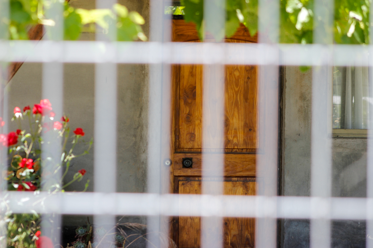 Parte de la fachada de la casa de Daniel Fuentes Yáñez en el sector Ninquihue, entre San Carlos y Chillán. 