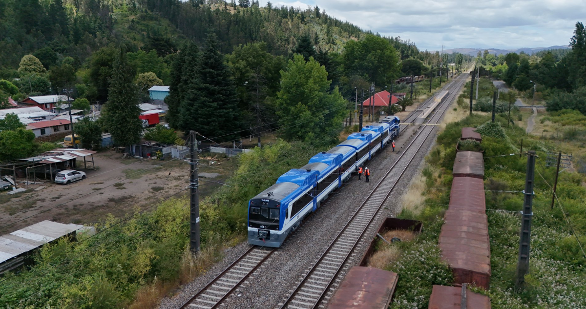Este sábado llega tren para iniciar pruebas de operatividad entre Puerto Montt y Puerto Varas