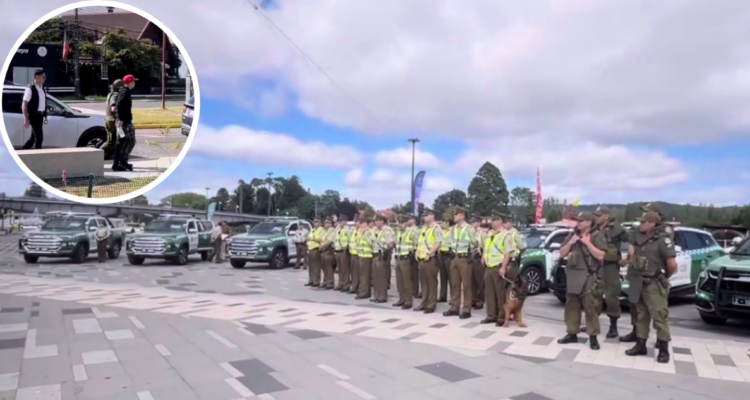 Detienen a sujetos que tenía órdenes de arresto: huyeron tras pasar cerca de ceremonia de Carabineros