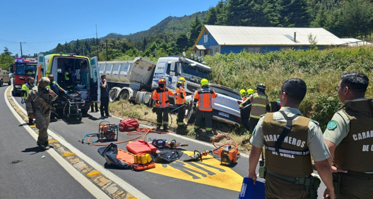 Confirman muerte de hijo de capitán de Carabineros tras accidente en Cañete: su madre también falleció