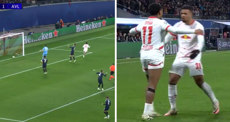 Dibu Martínez le obsequió gol al RB Leipzig por Champions League.
