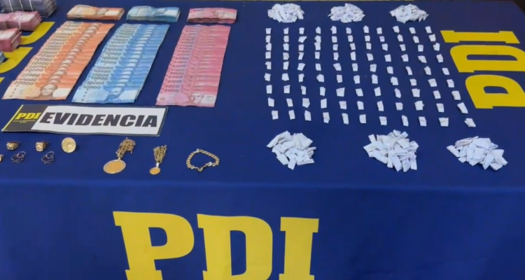 Desbaratan clan familiar dedicado al tráfico de drogas en Renca: cuatro detenidos