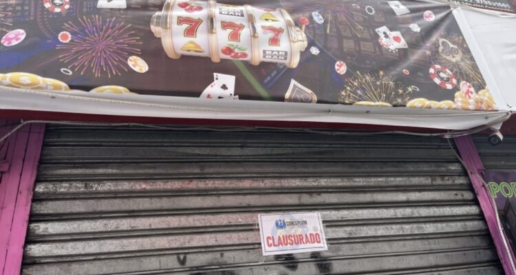Clausuran casino que operaba en el centro de Concepción