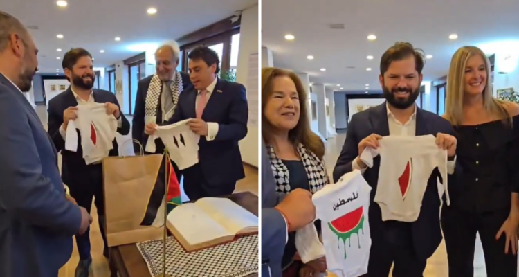 Comunidad Palestina responde a quejas israelíes por regalos a Boric: 