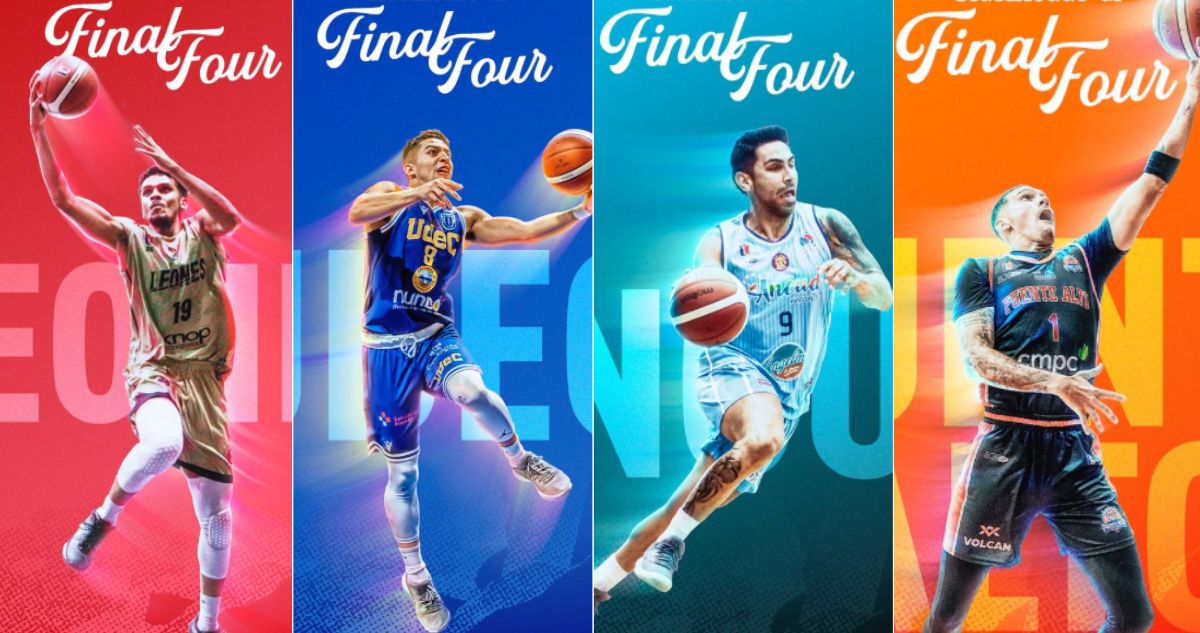 Copa Chile de Básquetbol, los cuatro clasificados al Final Four que van por título