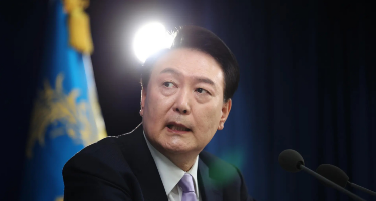 El presidente, Yoon Suk-yeol, en una fotografía de archivo