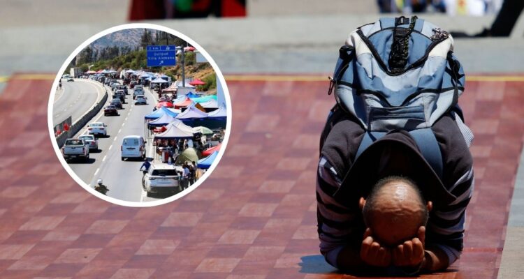Cuáles son los cortes y desvíos de tránsito en la ruta 68 entre Santiago y Lo Vásquez para la peregrinación entre región Metropolitana y Valparaíso.
