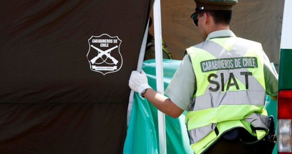 Delincuente a pie muere atropellado en Santiago tras intentar asaltar a comerciantes en la Ruta 5