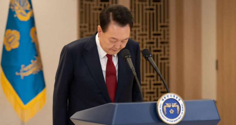 Destituyen al presidente de Corea del Sur por haber declarado la ley marcial