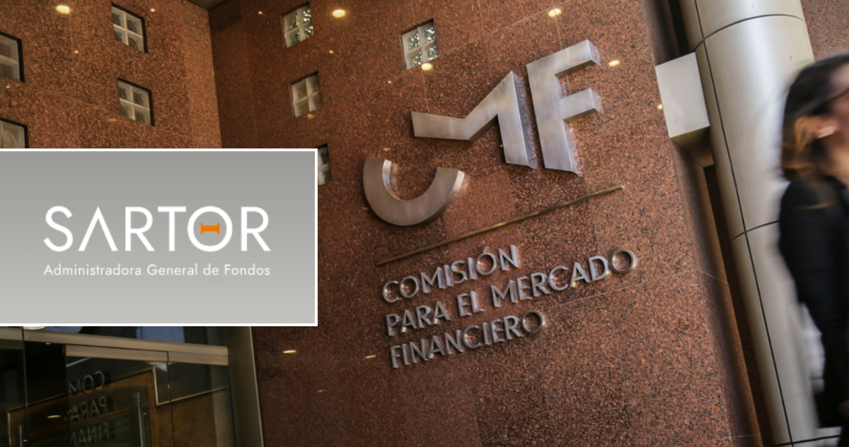CMF ordena suspensión de rescates de fondos y pagos asociados de Sartor AGF