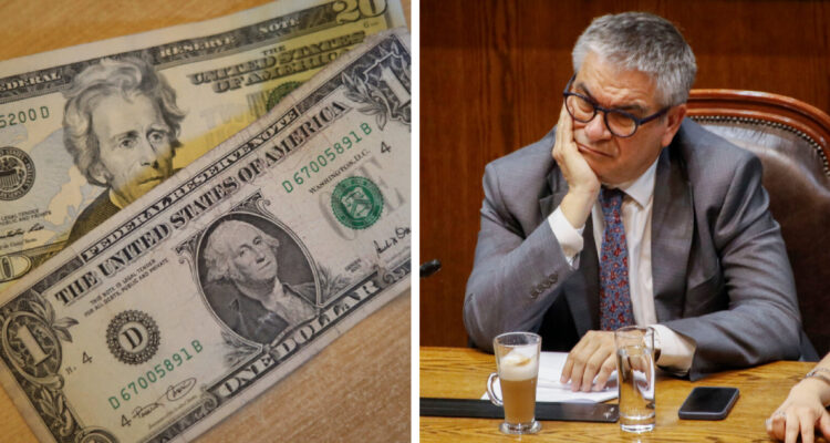 Luego que el dólar tocara la “luca”: Marcel explica que alza tendría impacto moderado en la inflación