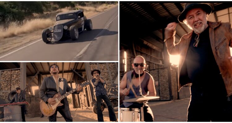 Don Carter debuta en los videoclips manejando un Hot Rod para la nueva canción de El Cruce