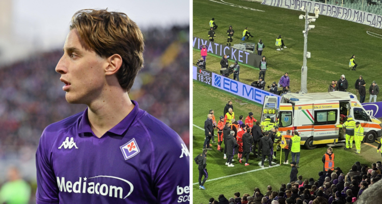 Impacto en Italia: jugador de Fiorentina Edoardo Bove se desploma y debió ser retirado en ambulancia