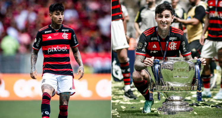 Erick Pulgar encandila a DT de Flamengo con su nivel en Brasil.