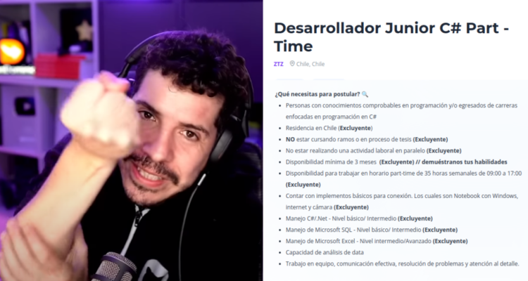 Español destruye oferta de trabajo chilena