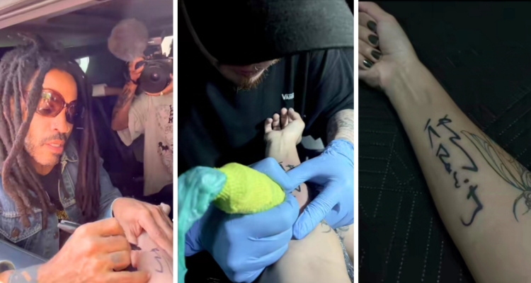 Fans de Lenny Kravitz se tatuó autógrafo que cantante le hizo en su brazo: “El mejor día de mi vida”